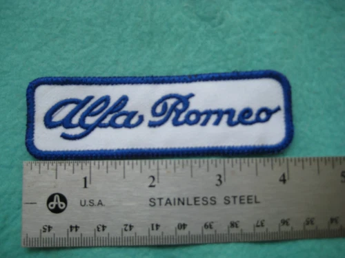 Alfa Romeo Racing Team Service Parts Dealer Hat  Patch