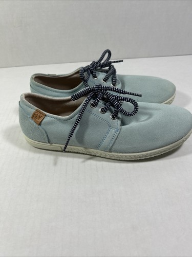 Fly London 37 Robin Eggs Blue Suede Tenner Shoes 7 Medium - Bild 2 von 6