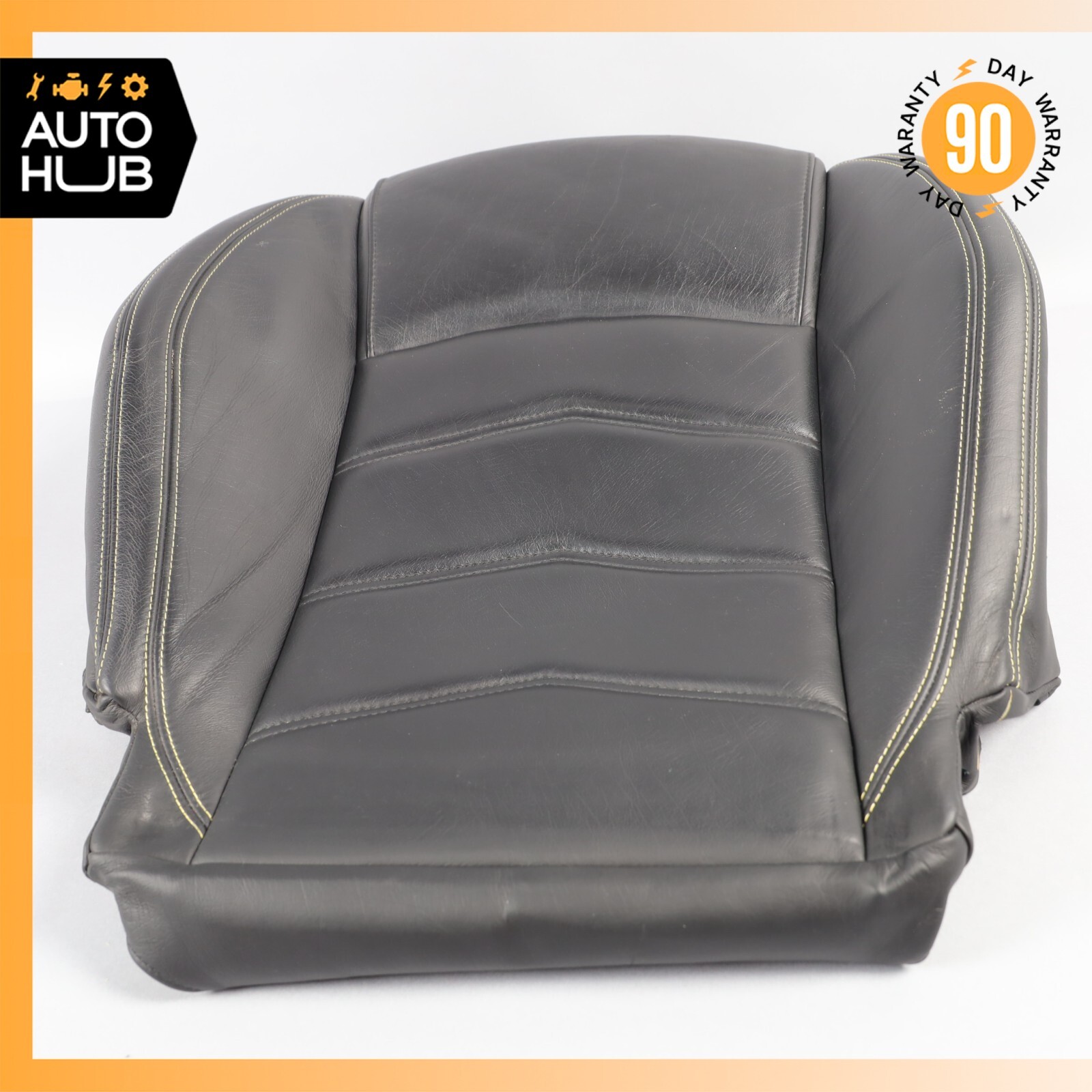 Maserati GranTurismo S M145 Front Seat Cushion Bottom Lower Left Side Black OEM