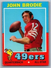 1971 Topps Set Break #100 John Brodie - EX *TEXCARDS*