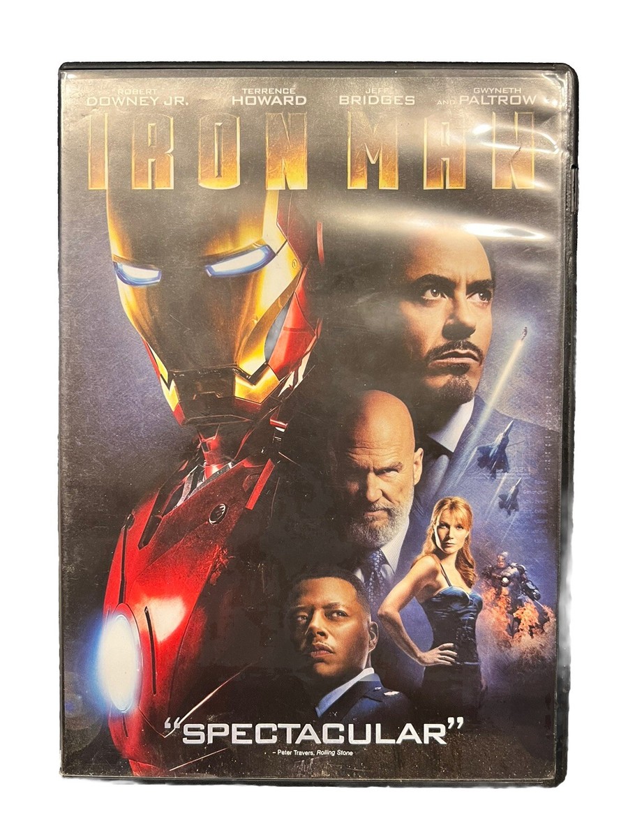 Iron Man DVD 2008 Widescreen Spectacular Robert Downey Jr