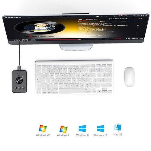 Audio Adjust USB Computer Volume Controller for Multimedia PC Speaker Laptop - Picture 11 of 14