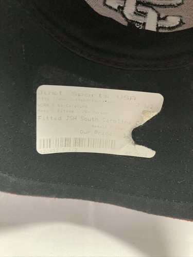 Colosseum JSH Just Sports South Carolina Gamecocks Hat/Cap Fitted NCAA Sz 7 1/2 - Picture 10 of 12
