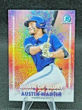 Austin Martin Dawn of Glory Mojo 2021 Bowman Chrome TORONTO BLUE JAYS 