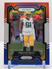 2023 Panini Prizm - #111 Preston Smith Red, White and Blue Prizms