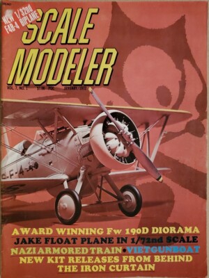 Scale Modeler Magazine - Lot of 12 - 1972 Volume 7