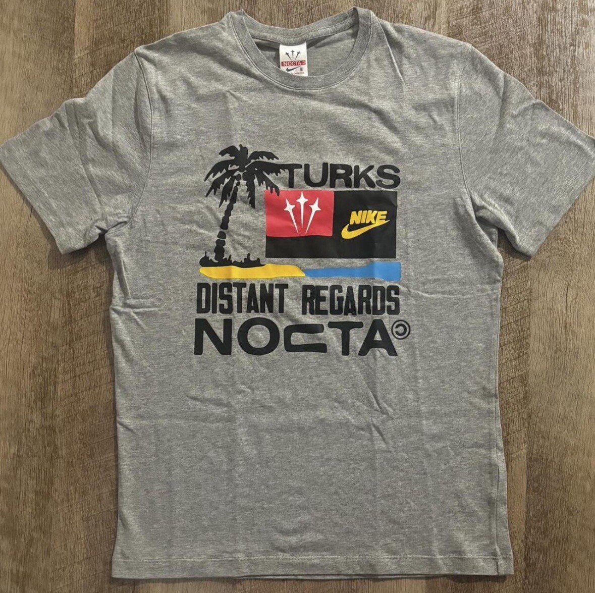 Nike x NOCTA Souvenir Drake T-shirt Grey Size Medium Turks