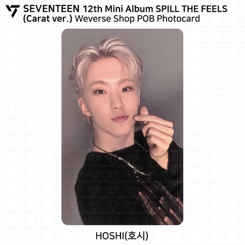 SEVENTEEN 12th Mini Album SPILL THE FEELS Carat Ver Weverse Shop POB Photocard - Picture 5 of 76