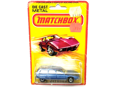 VTG 1980 Lesney Matchbox Superfast Transitional CITROEN CX Station Wagon #12 MOC