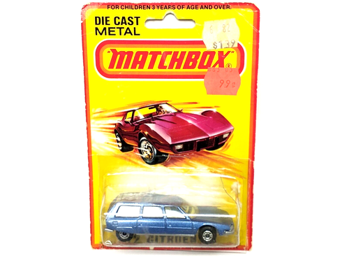 VTG 1980 Lesney Matchbox Superfast Transitional CITROEN CX Station Wagon #12 MOC - Picture 1 of 4