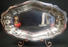 Letang & Remy France vintage 18/10 Stainless Steel Serving Tray Platter 13"