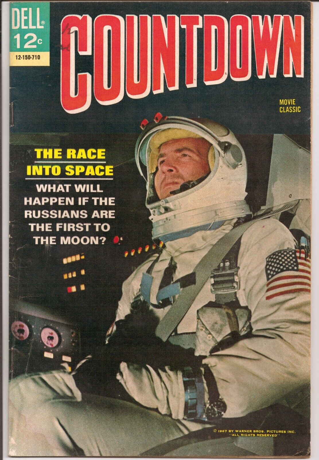 Countdown - Dell Movie Classic # 12-150-710, James Caan cover Fine Cond.