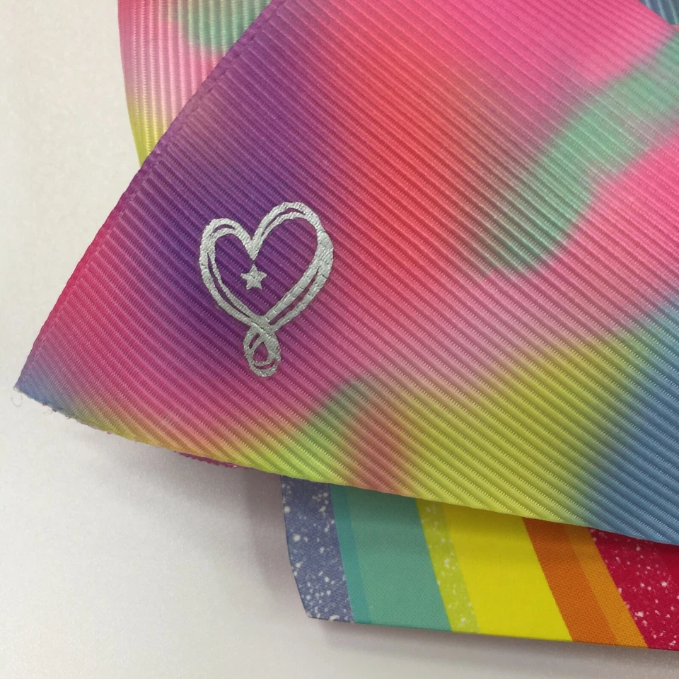 JoJo Siwa Tie Dye Pastel Cinta 8" Lazo con Corbata Púrpura TOTALMENTE NUEVO Foto 2 de 3