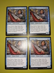 x4 Tribute Mage MTG Modern Horizons NM Playset Magic the Gathering