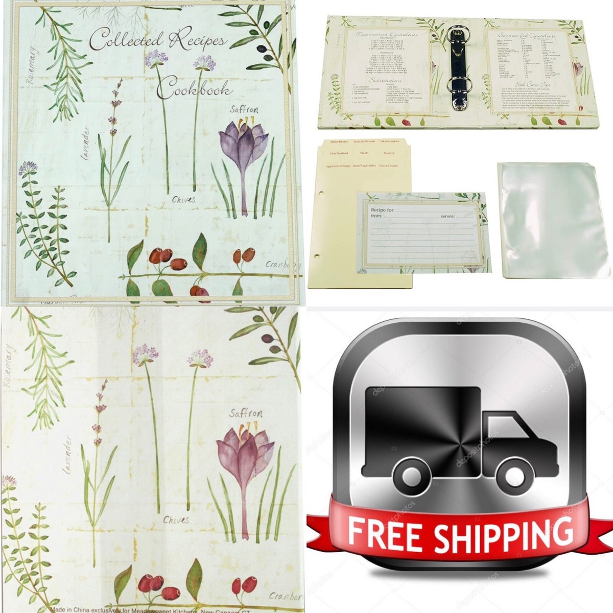 Recipe Card Binder Organizer for Collecting Recipes Cookbooks Kitchen | eBay Recipe Card Binder Organizer for Collecting Recipes Cookbooks Kitchen | eBay