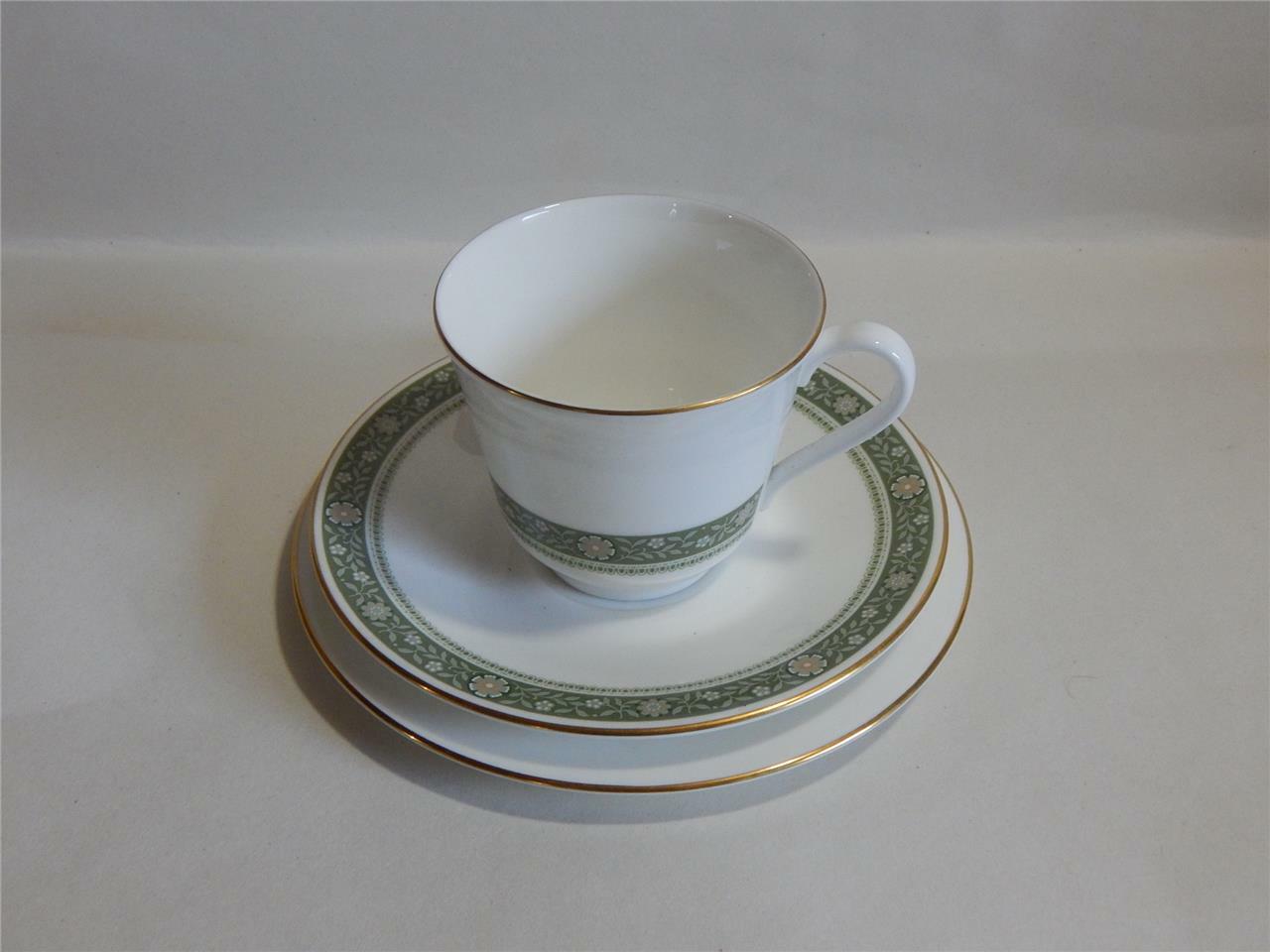 Royal Doulton Rondelay Tea Cup side plate & saucer Made in England 1st
