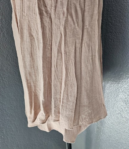 Women's Jonh Paul Richard Blouse Top Boho Lace Size X Small Brown Long Sleeve - Picture 12 of 15