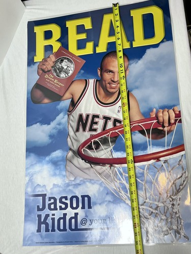 Seltenes Jason Kidd Amerikas Bibliotheken "LESEN" Poster 2003 LAMINIERT Langston Hughes - Bild 4 von 6