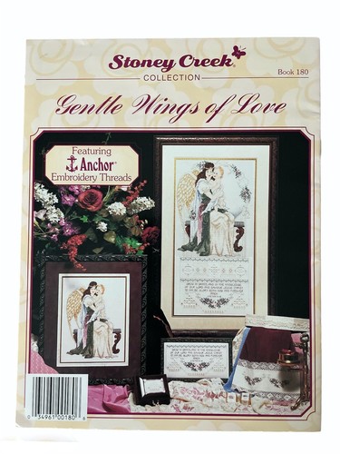 Gentle Wings of Love Angel Cross Stitch Pattern Leaflet Stoney Creek Book 180 - Picture 2 of 2
