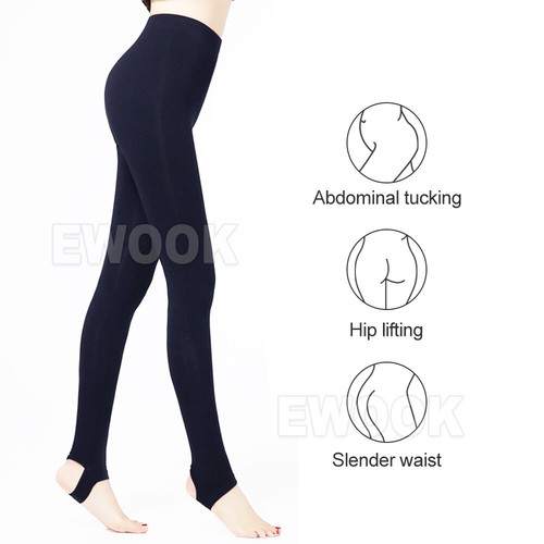 Women Warm Winter Fitness Leggings Thick Fleece Stretch Skinny Trousers Pants AU - Picture 5 of 10