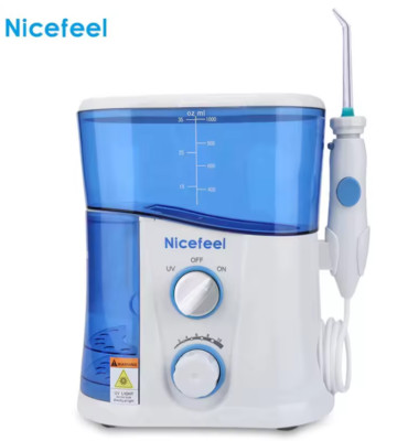 Nicefeel UV Zahnseide 10 DRUCKEINSTELLUNG für Familie 1000ml WASSERTANK
