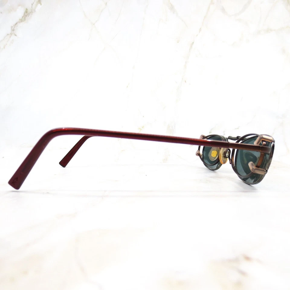 Anne Klein Sunglasses Frame 9035 K1201S Women's Burgundy Rectangular 48-19-130 - Image 3 of 4
