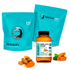 DR WAKDE'S Amba haldi Powder Mango-ginger  Curcuma amada - 100g 3.5oz  ...