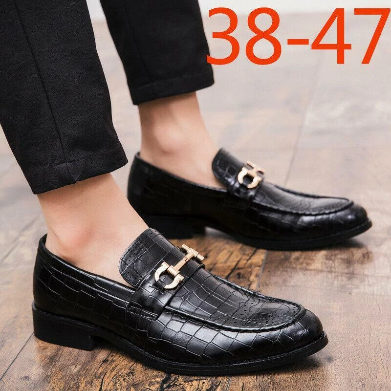 2019 Mocassins De Mode Mlae Chaussures Habill es Hommes 43 OFF