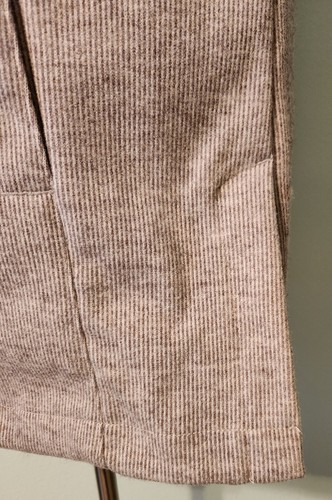 NWT Anthropologie Pilcro Beige Stripe Oversized Two Button Coat Jacket Size XL - Picture 5 of 13