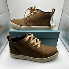 NIB TOMS Youth BOTAS CUPSOLE Toffee Shoes Sneakers Size 6Y