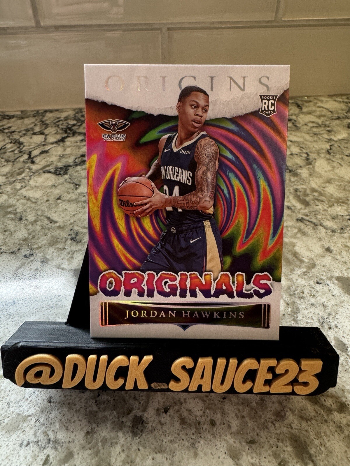 Jordan Hawkins 2023-24 Panini Origins Originals RC SSP Jordan Hawkins #25