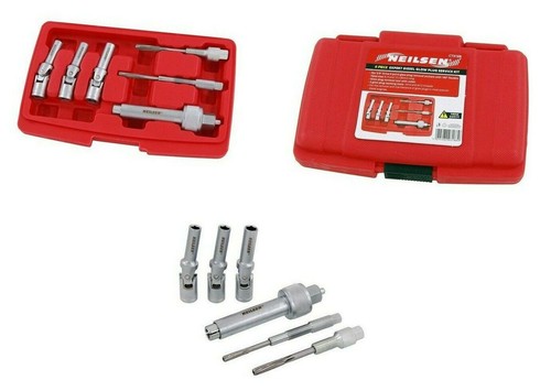 6pc Professional Diesel  Glow Plug Puller Remover Reamer Removal Set M10 M12  - Picture 1 of 4