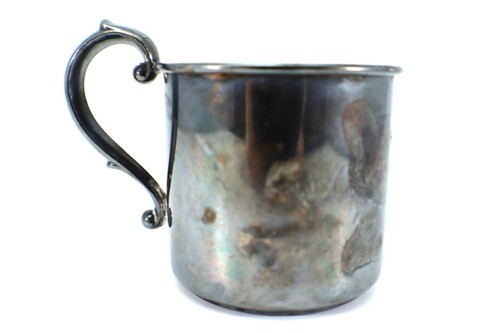 Webster OEPCA Tazza bambino BAMBINO placcato argento vintage - Foto 3 di 9