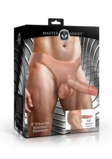 Master Series Thick Hollow Silicone Strap-On – Realistic Size, Ultimate Control