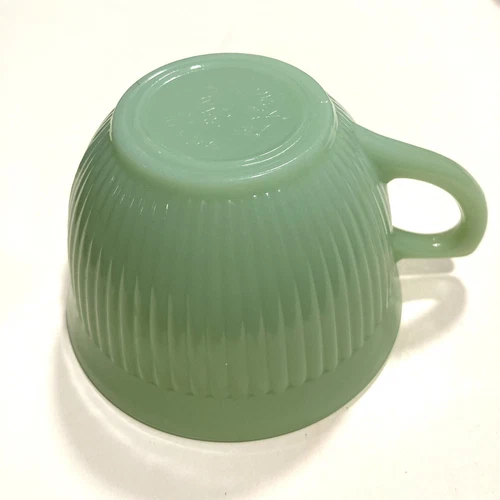 Vtg Fire King Jadeite Jade Oven Ware Cup Mug #20 Made In USA