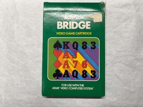 NICE Atari VCS 2600 Game Complete in Box 1980 Activision BRIDGE Cards + Clean - Picture 13 of 15