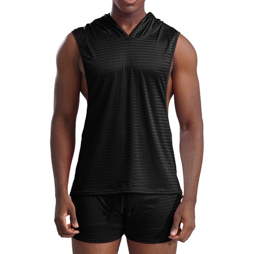 Men Casual Wear Back Sportwear Waistband Outfts Vest Workout Pockets Activewear - 第 12/55 張圖片