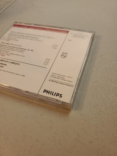 Mendelssohn Bruch: Konzerte für 2 Klaviere & Orchester Labeque/Bychkov 1993 CD - Bild 14 von 18