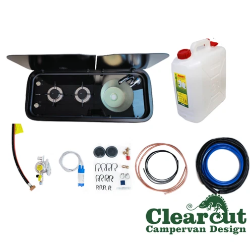 Thetford Double Hob & Sink Topline 111 - R/H with Truma Installation Kit 20l