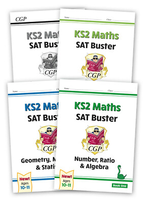 NEW CGP Complete KS2 Maths SAT Buster Book 1 Bundle + answers for the 2022 tests