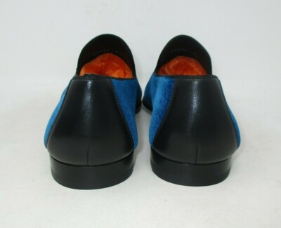 Magnanni Blue Velvet Loafers size 8 US (22334) 3147 | eBay display picture 2