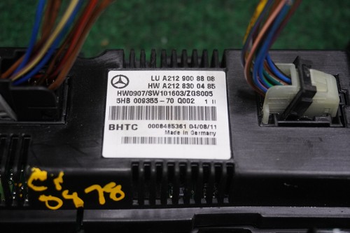 2012 MERCEDES ECLASS AC Control OEM A2049004003 - Picture 7 of 7