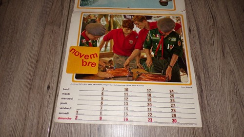 Calendrier Scouts de France 1969 - Picture 4 of 9