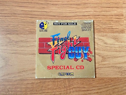 Nintendo FINAL FIGHT GUY only Special CD CAPCOM Super Famicom Japan Import - Imagen 1 de 3