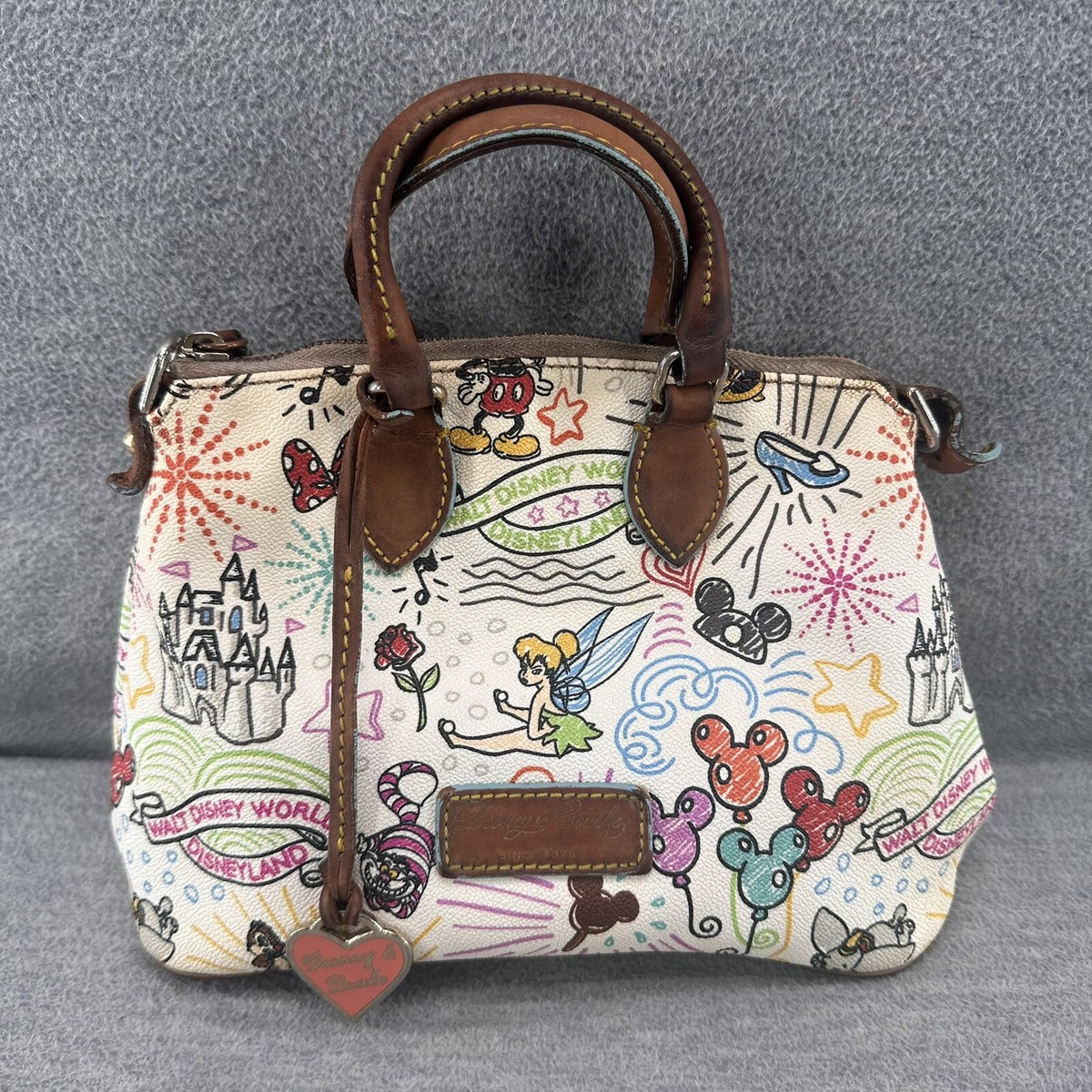 DISNEY DOONEY & BOURKE SKETCH - 2014 Small Satchel Purse Bag (PU4