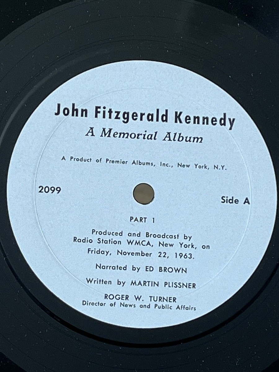 JFK Memorial Album Vinyl Record John F Kennedy 1963 Speech LP
