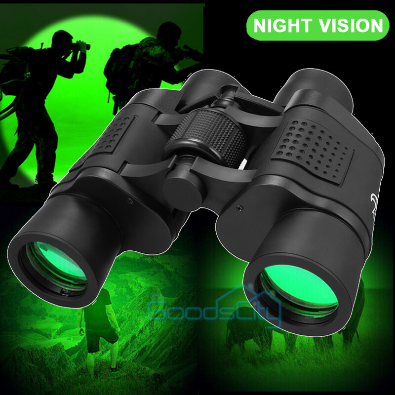 60x60 HD Night Vision Military Zoom Powerful Binoculars Telescope