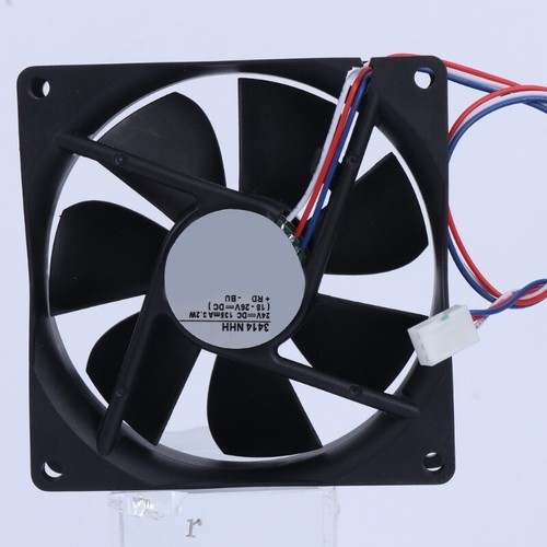 3414NHH Fan 9x9x2.5 24V 135mA 3.2W 3Pin 9cm Inverter Cooling Fan for Inverters - Afbeelding 3 van 8