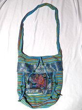 Cross Body Bag Ethnic Handmade Embroidered Hippy Festival Elephant