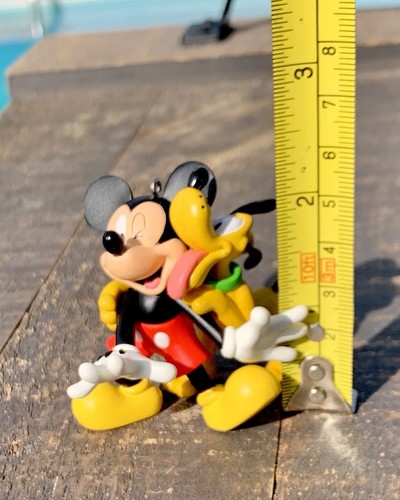 Hallmark Keepsake Disney Mickey Mouse & Pluto Plastic Christmas Ornaments. 2014 - Picture 11 of 16